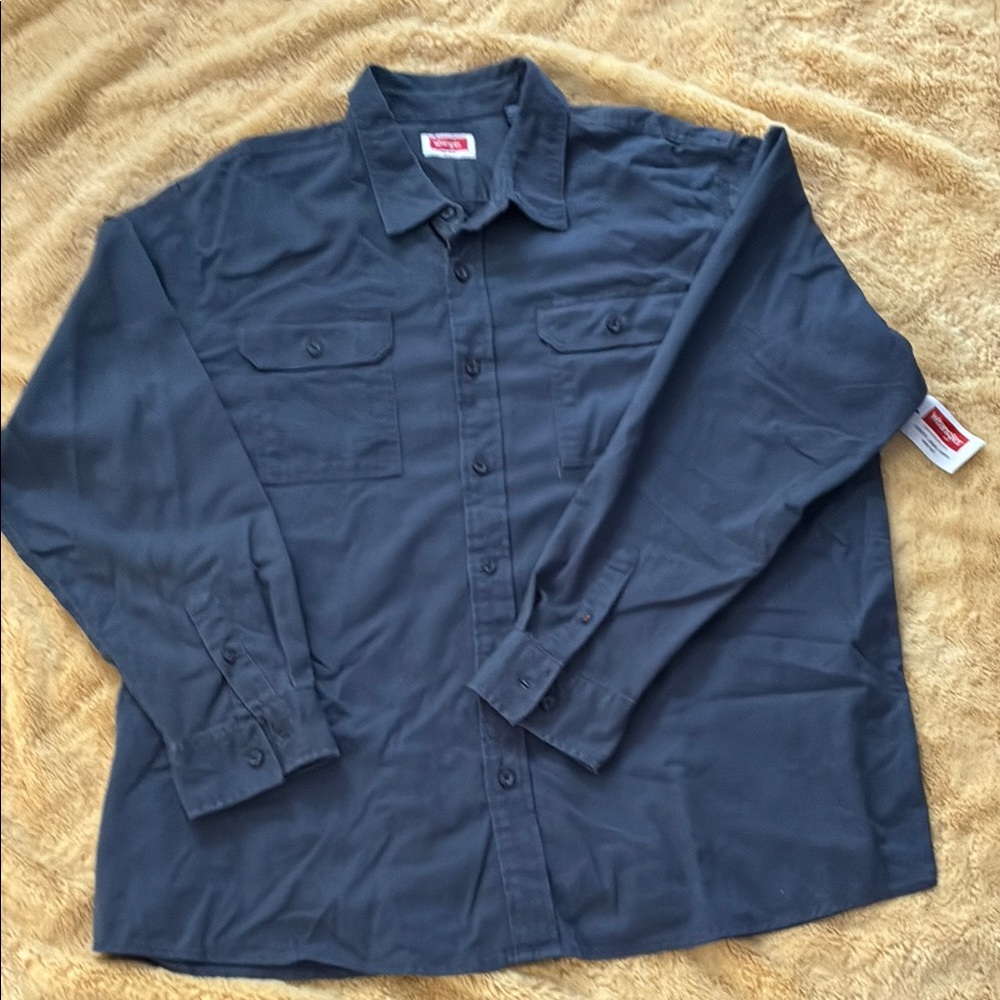 Wrangler Dark Blue Casual Shirt